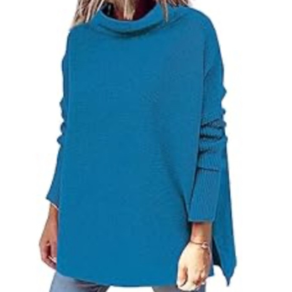 LILLUSORY Women's Mock Turtleneck Sweater